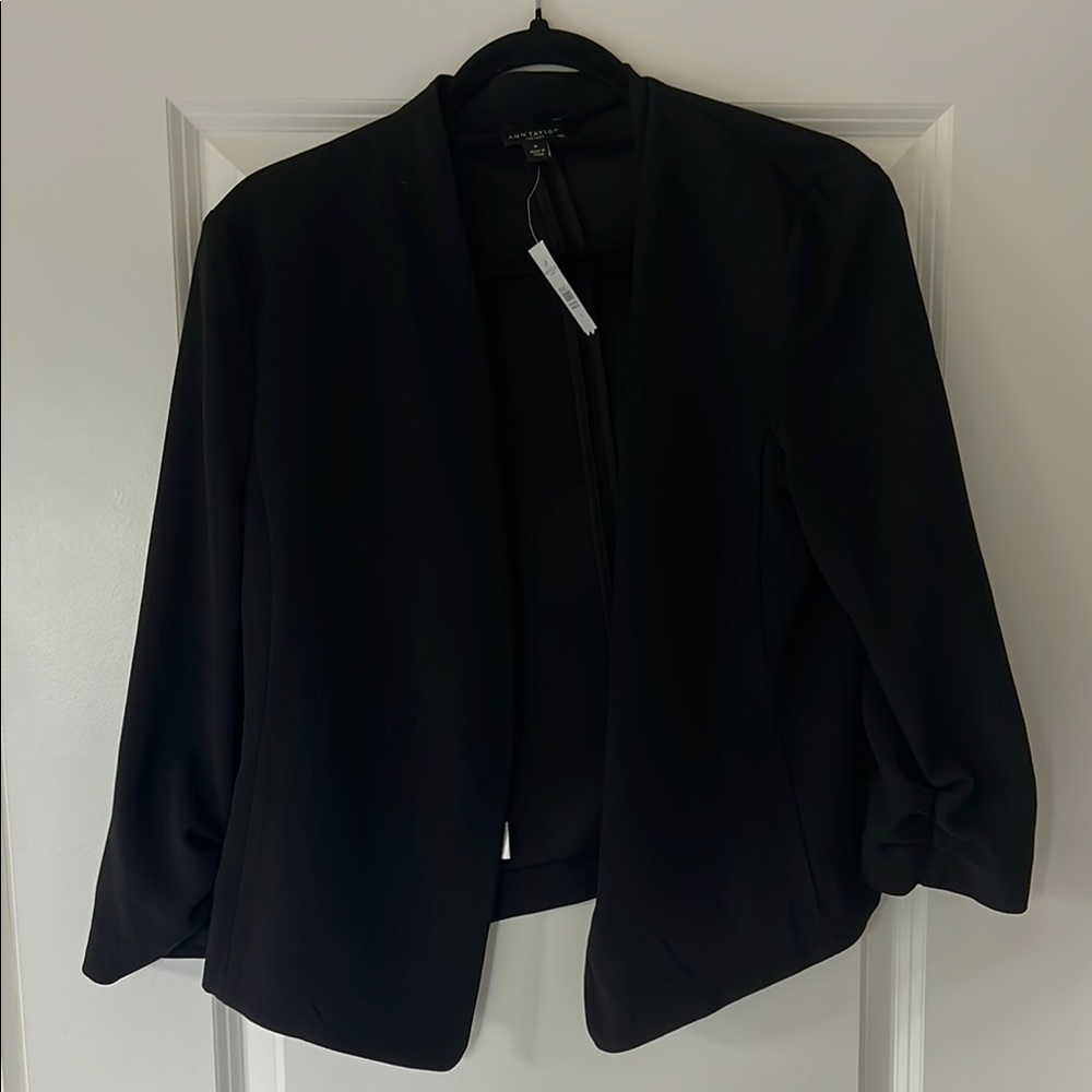 Ann Taylor Black Blazer Professional Suit Jacket